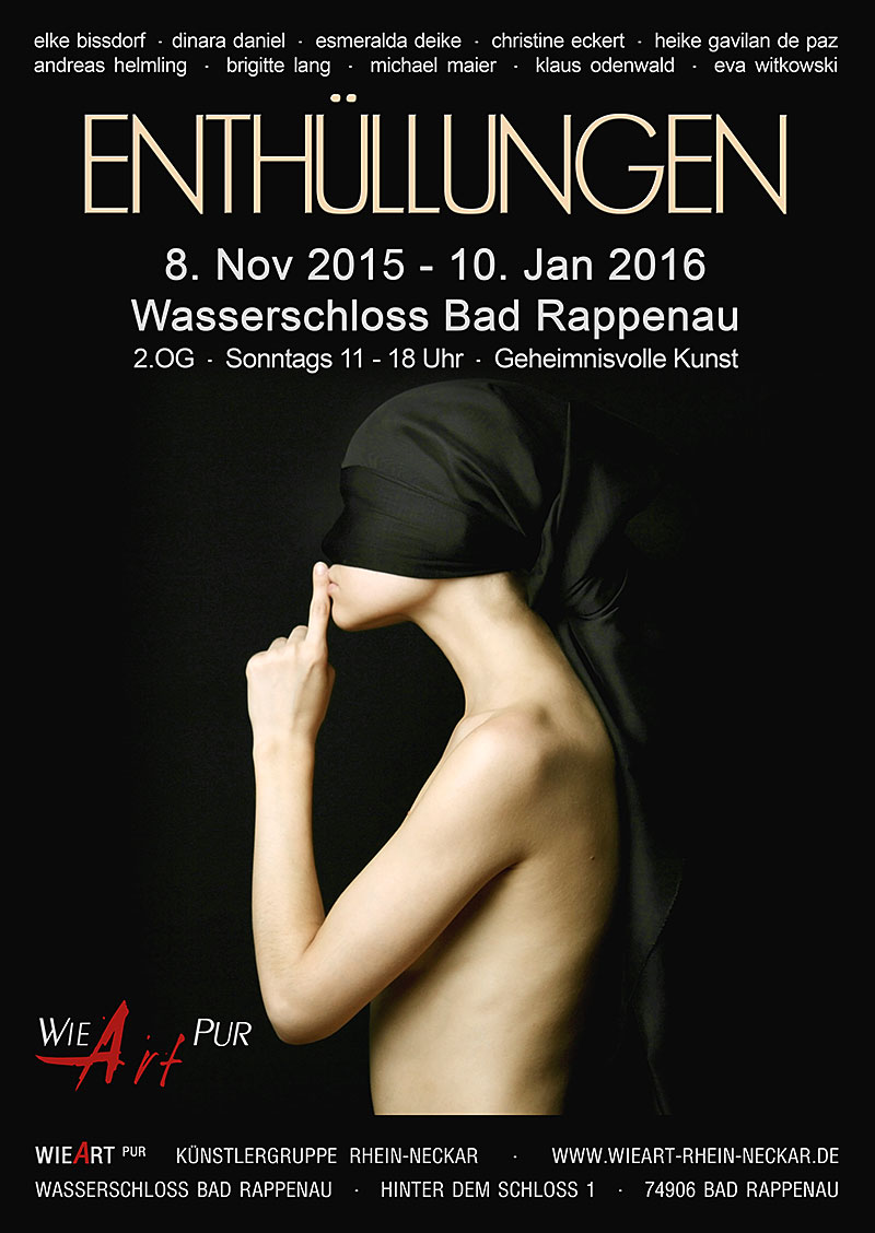 WieArt ENTHUELLUNGEN Plakat 2015