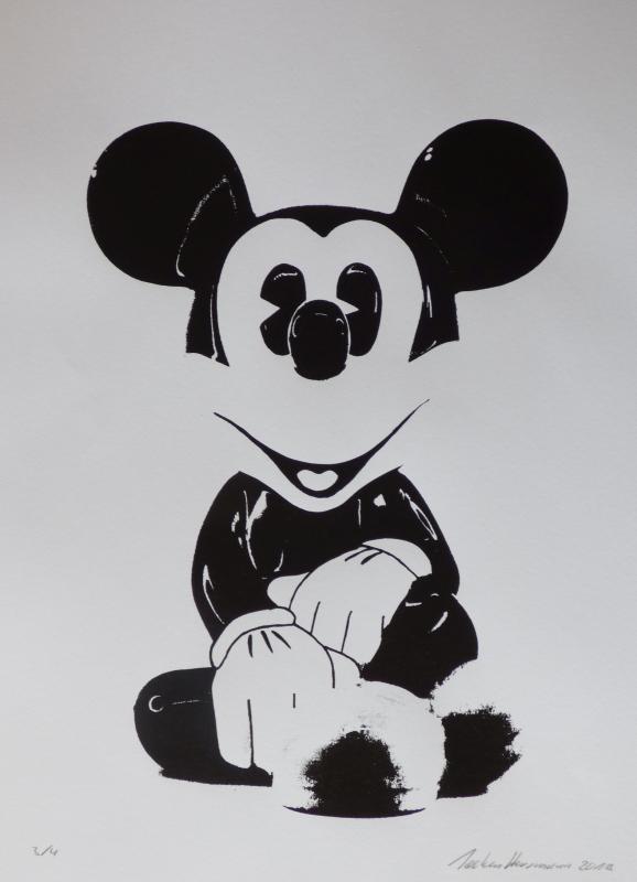 Mickey, limitierter Siebdruck